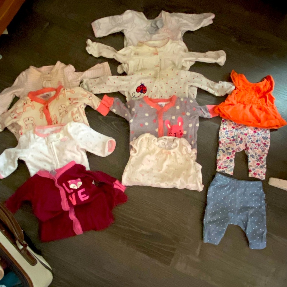 Newborn baby girl clothes